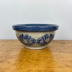 Vintage Beaumont Brothers Studio Art Pottery BBP 9” Salt Glazed Bowl Crock